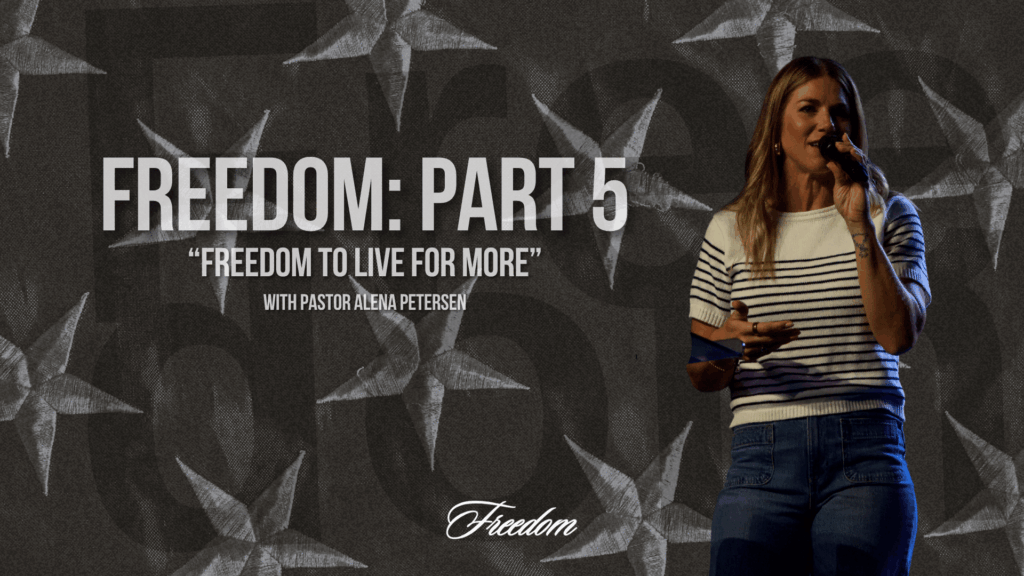 Freedom to Live for More